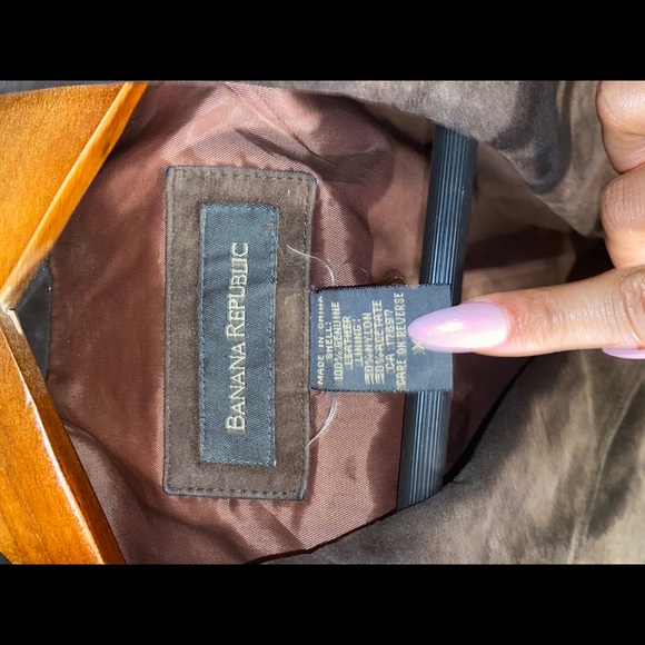 Banana Republic Men’s Vintage suede jacket - Picture 3 of 4